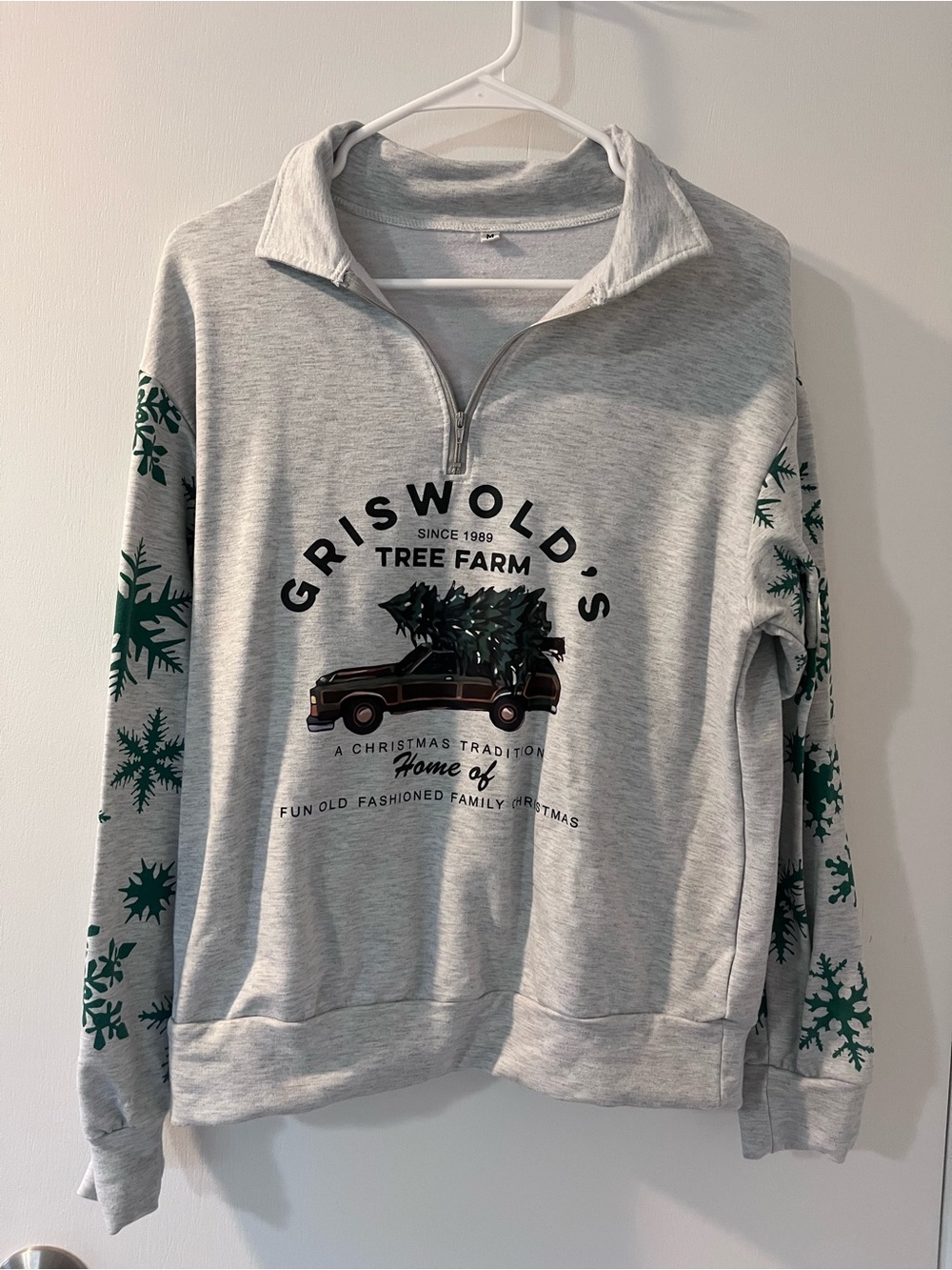Light Gray Quarter-Zip